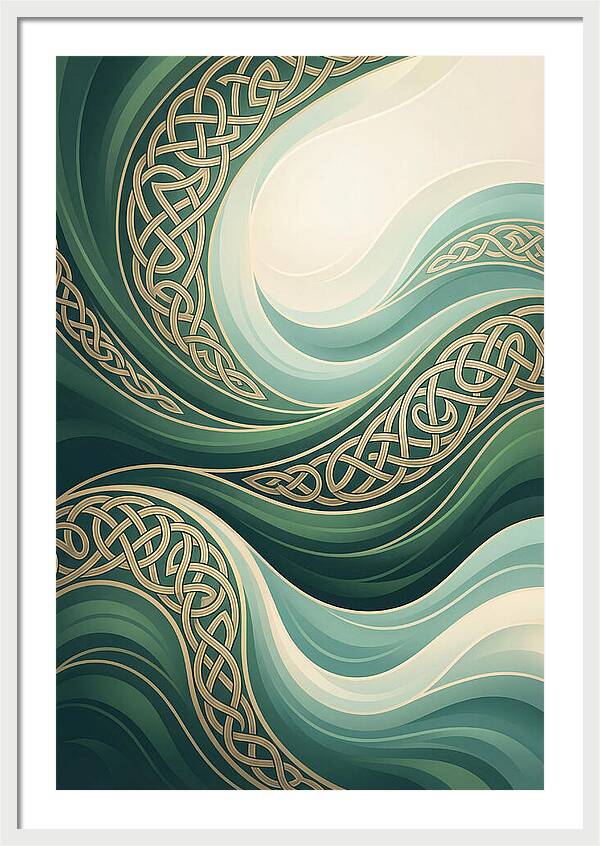 Celtic Knotwork Waves