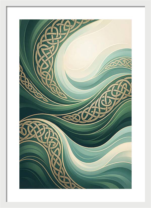 Celtic Knotwork Waves