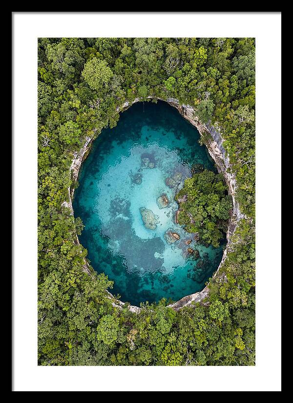 Cenote Oasis Surrounded By Nature