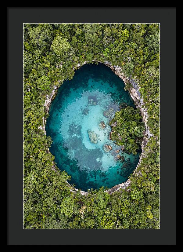 Cenote Oasis Surrounded By Nature