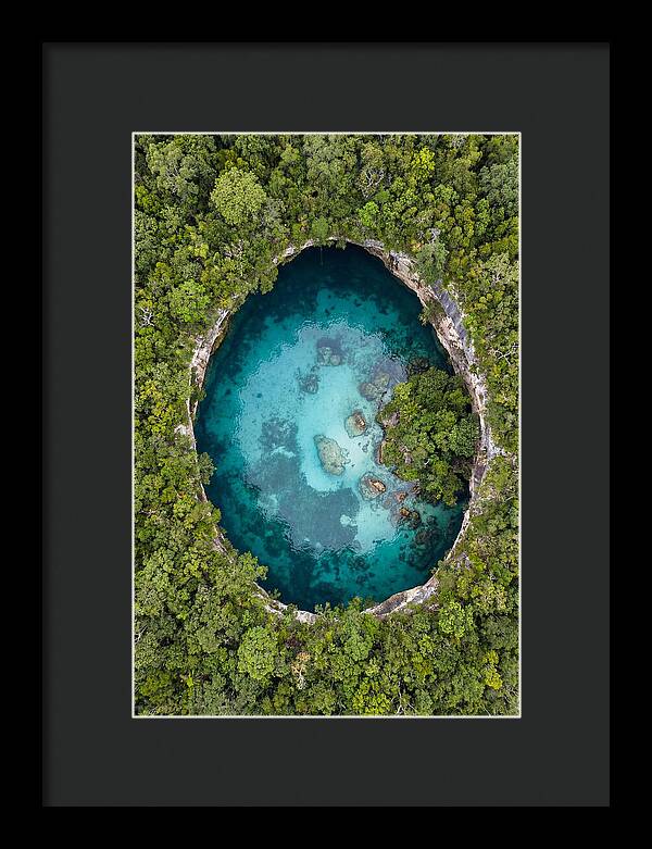 Cenote Oasis Surrounded By Nature