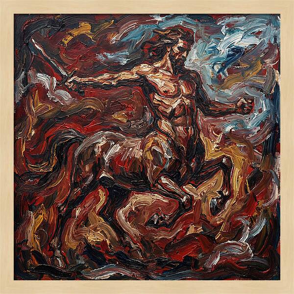 Centaur In Expressionist Motion