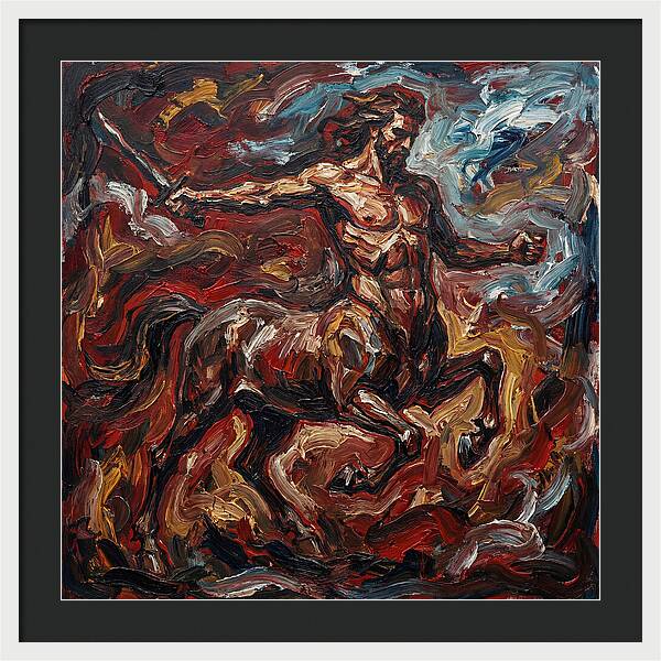 Centaur In Expressionist Motion