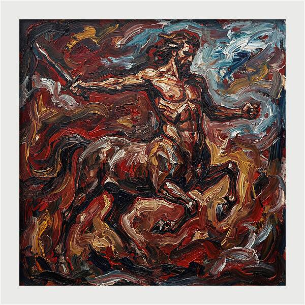 Centaur In Expressionist Motion