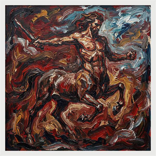 Centaur In Expressionist Motion