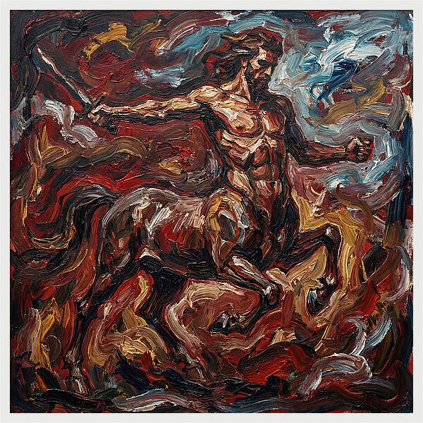 Centaur In Expressionist Motion