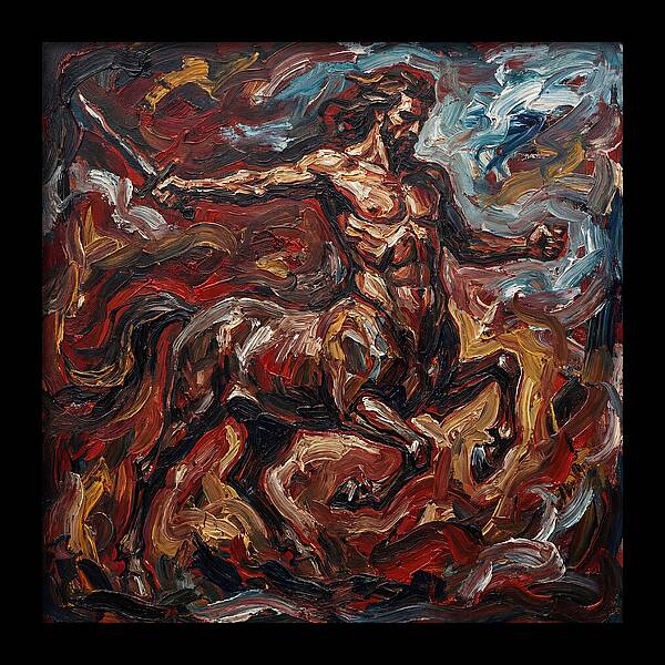 Centaur In Expressionist Motion