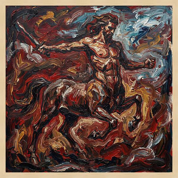 Centaur In Expressionist Motion