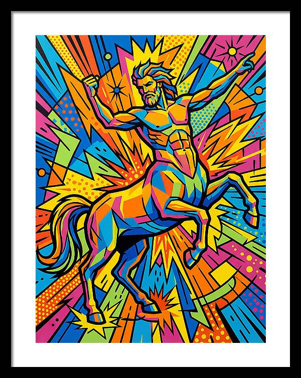 Centaur In Vibrant Action