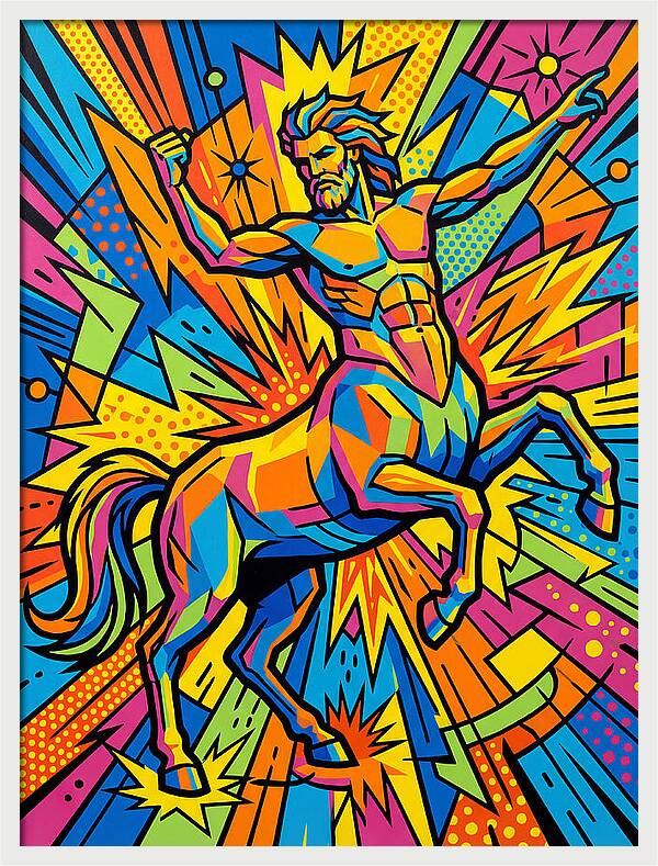 Centaur In Vibrant Action