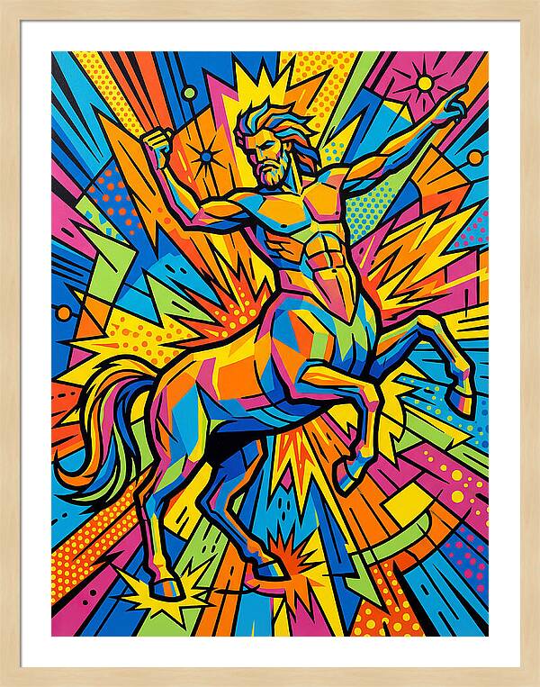 Centaur In Vibrant Action
