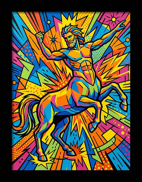 Centaur In Vibrant Action