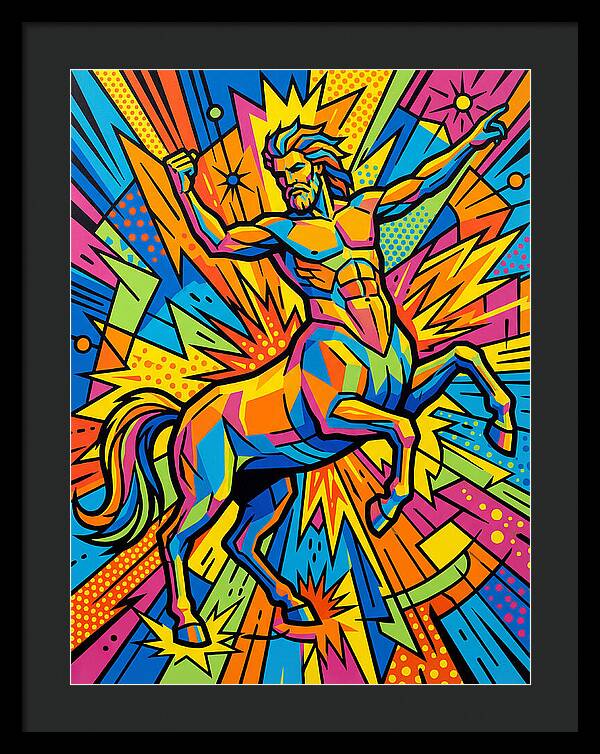 Centaur In Vibrant Action