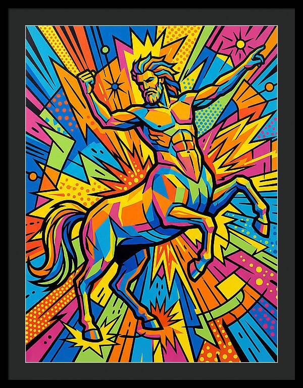 Centaur In Vibrant Action