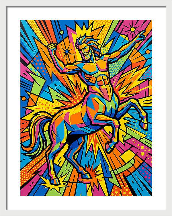 Centaur In Vibrant Action