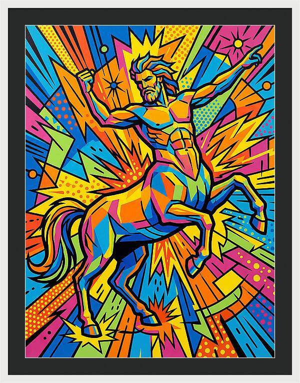 Centaur In Vibrant Action
