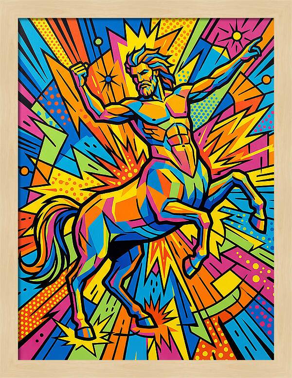 Centaur In Vibrant Action