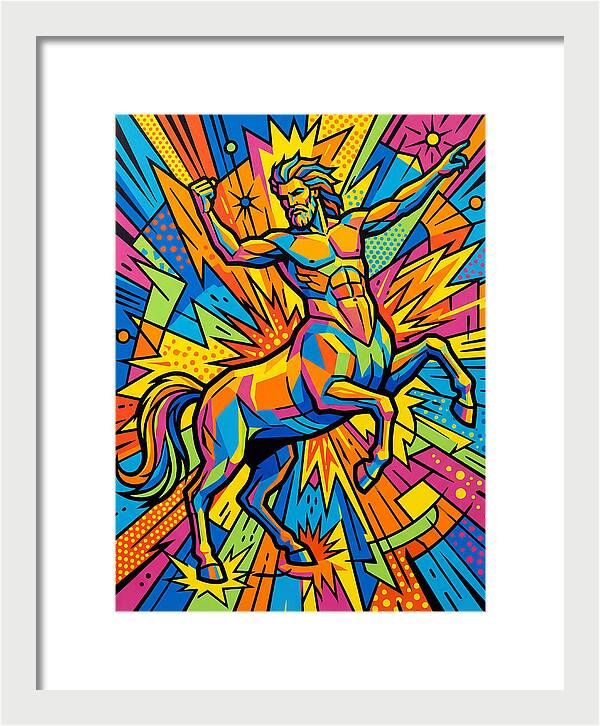Centaur In Vibrant Action