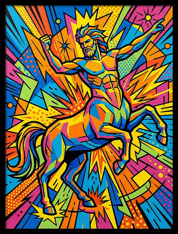 Centaur In Vibrant Action