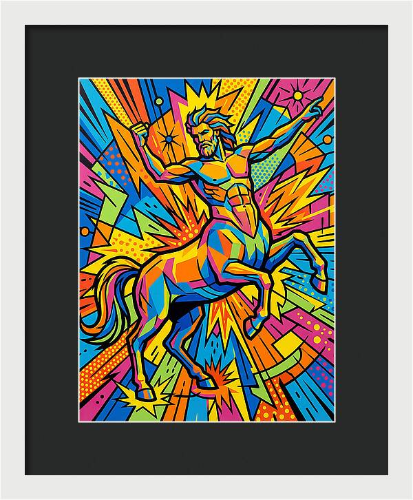 Centaur In Vibrant Action