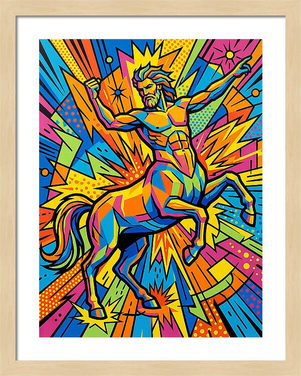 Centaur In Vibrant Action
