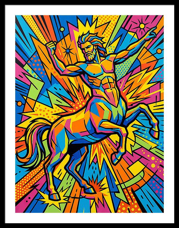Centaur In Vibrant Action