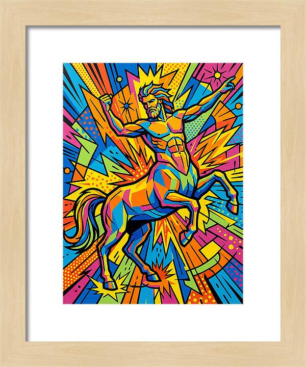 Centaur In Vibrant Action