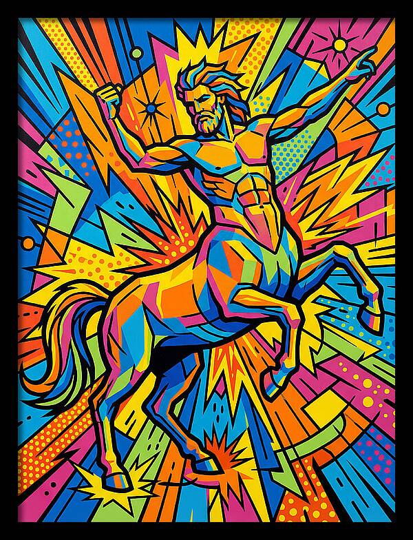 Centaur In Vibrant Action