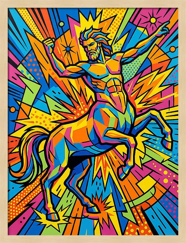 Centaur In Vibrant Action