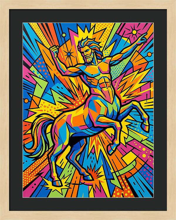 Centaur In Vibrant Action