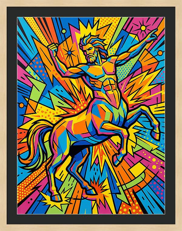Centaur In Vibrant Action