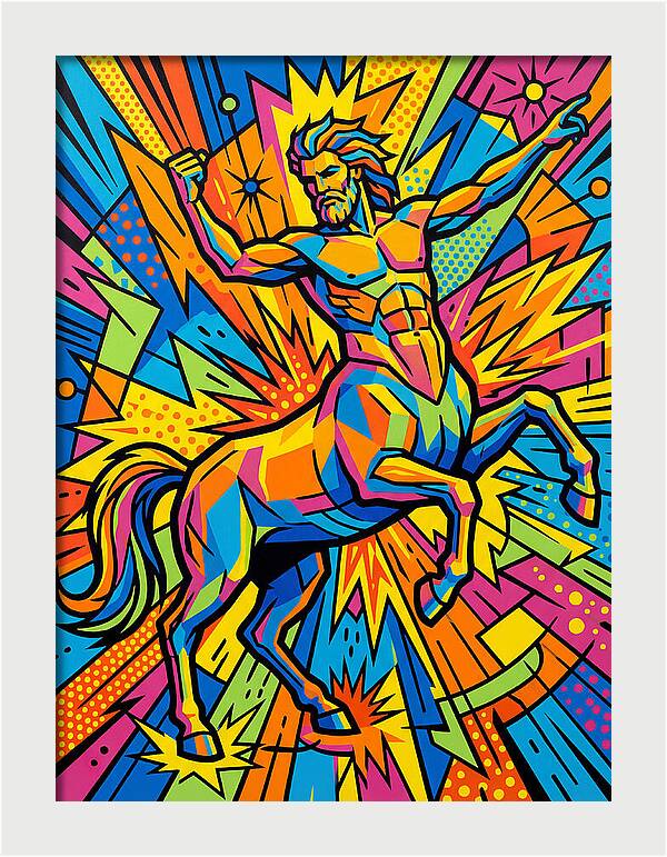 Centaur In Vibrant Action