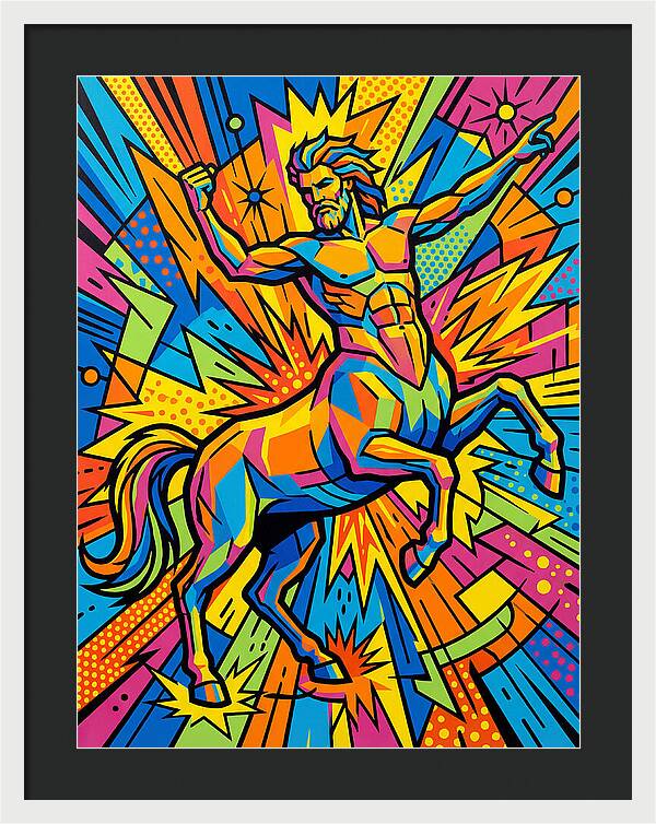 Centaur In Vibrant Action