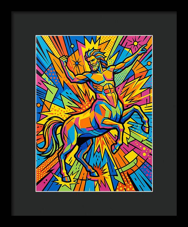 Centaur In Vibrant Action