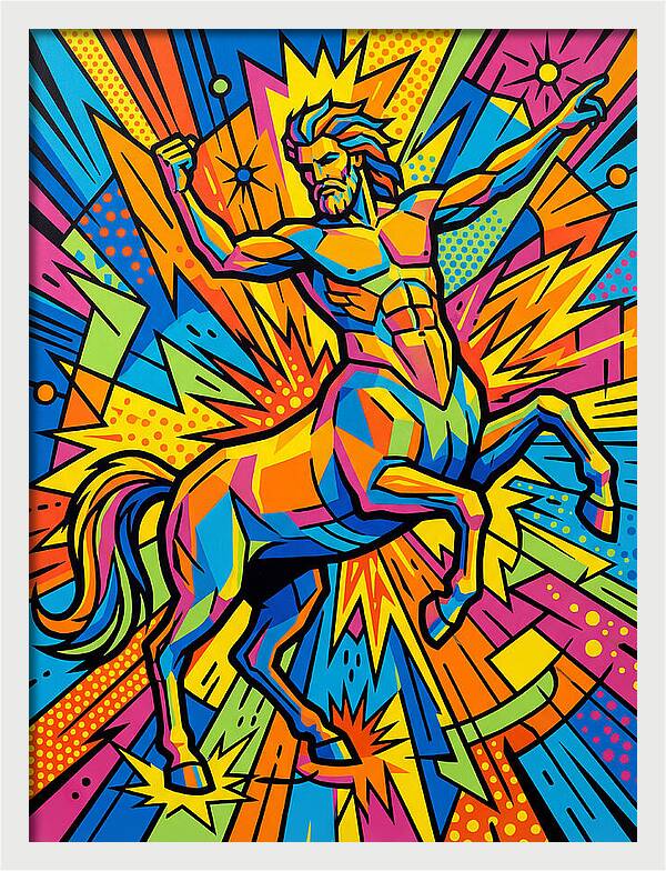 Centaur In Vibrant Action