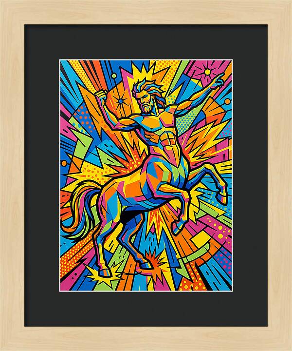 Centaur In Vibrant Action