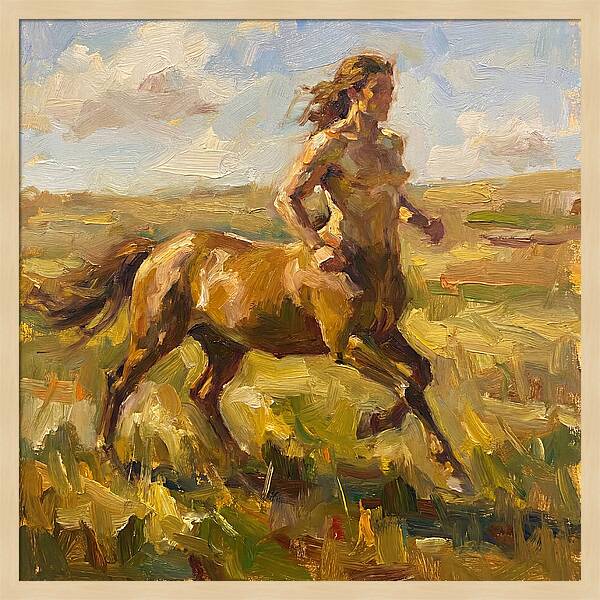 Centaur Running Through Fields