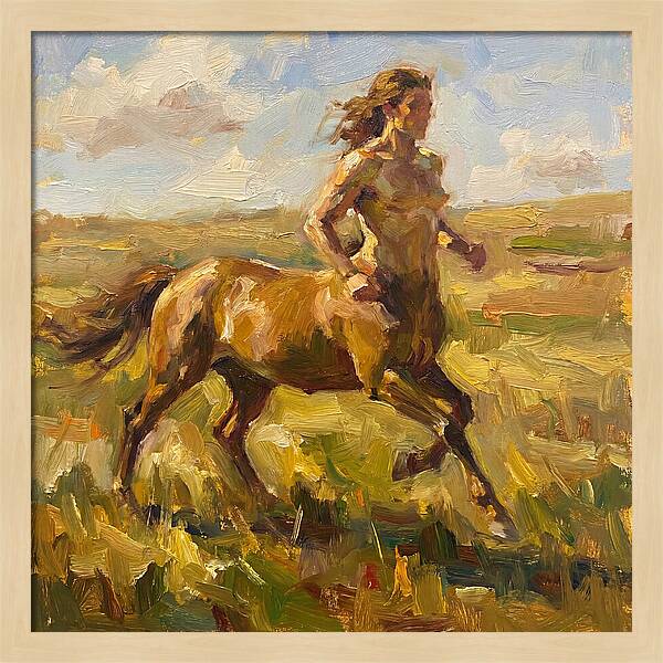 Centaur Running Through Fields