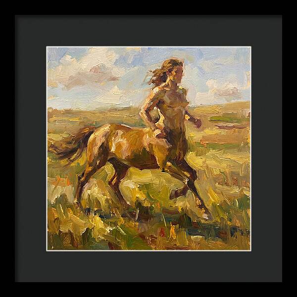 Centaur Running Through Fields