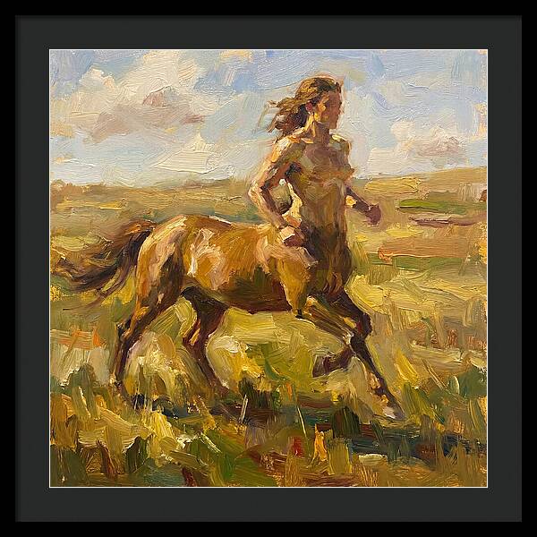 Centaur Running Through Fields