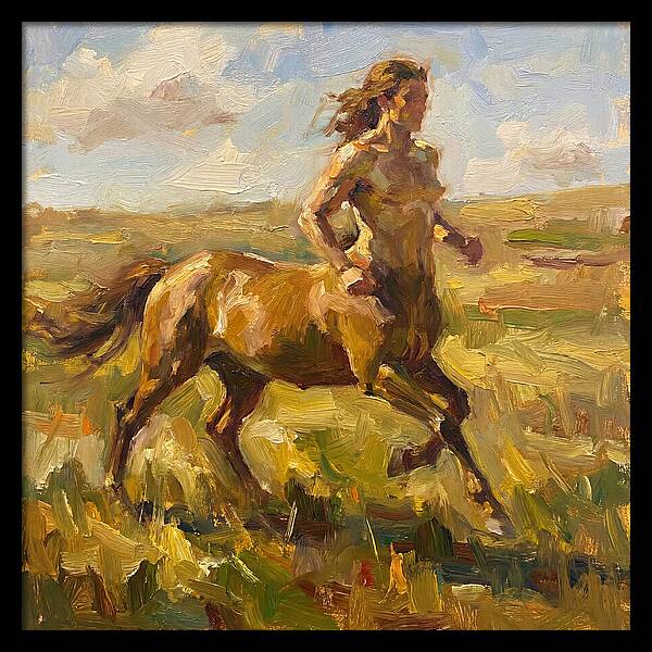 Centaur Running Through Fields