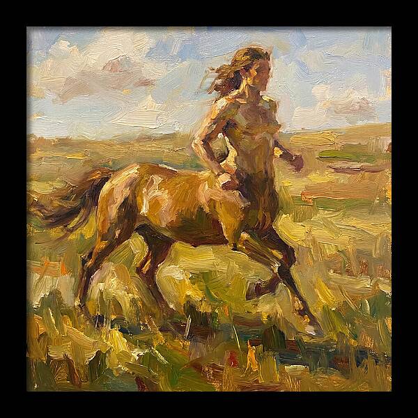 Centaur Running Through Fields