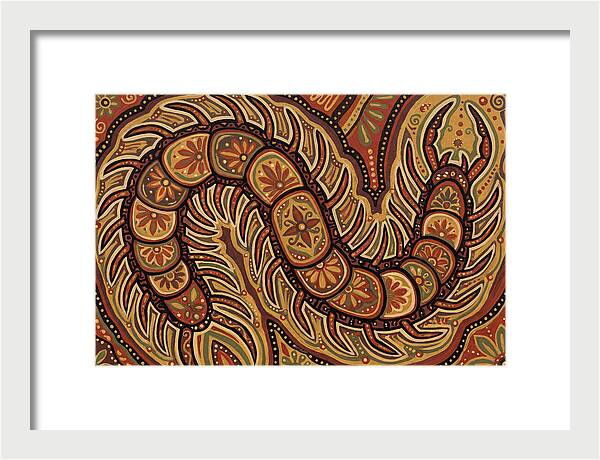 Centipede Folk Art