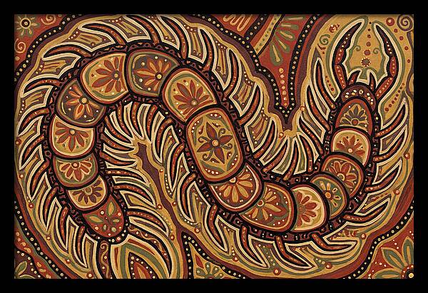 Centipede Folk Art