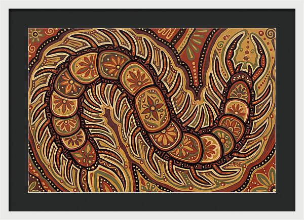 Centipede Folk Art