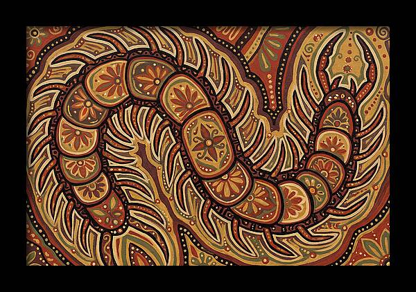 Centipede Folk Art