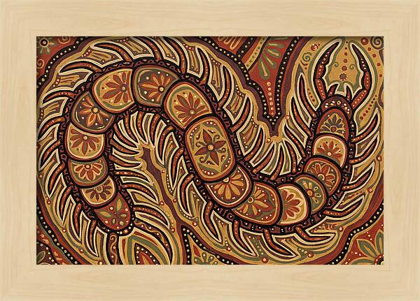 Centipede Folk Art
