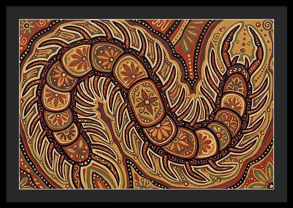Centipede Folk Art