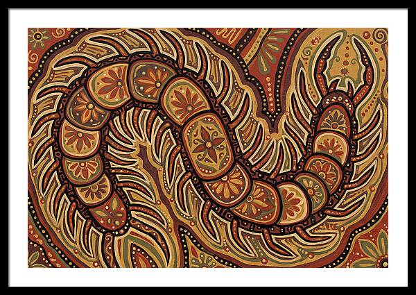 Centipede Folk Art