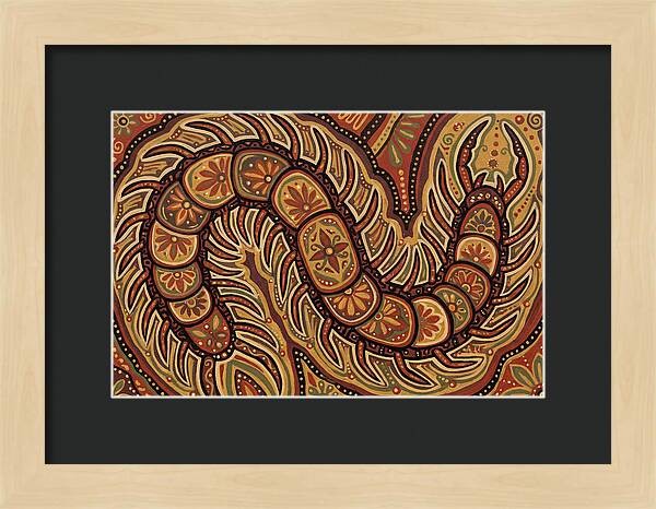 Centipede Folk Art
